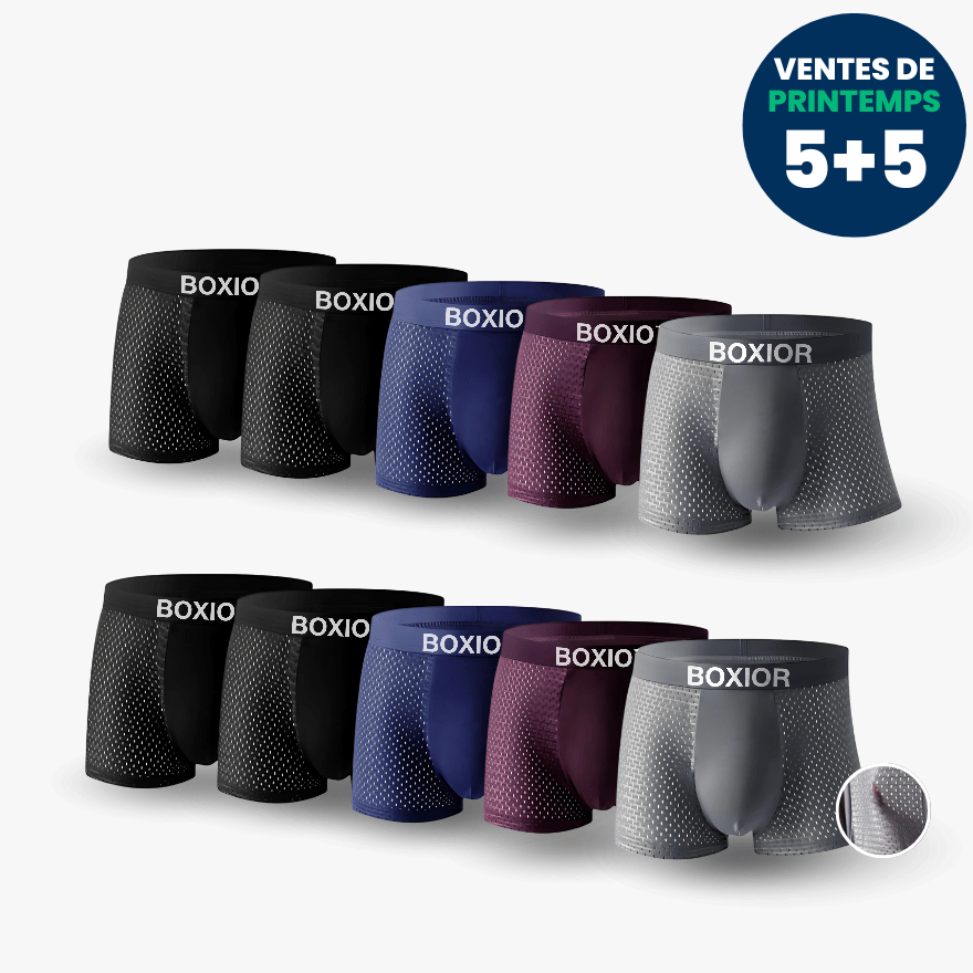 BOXERS EN BAMBOU - LOT DE 10