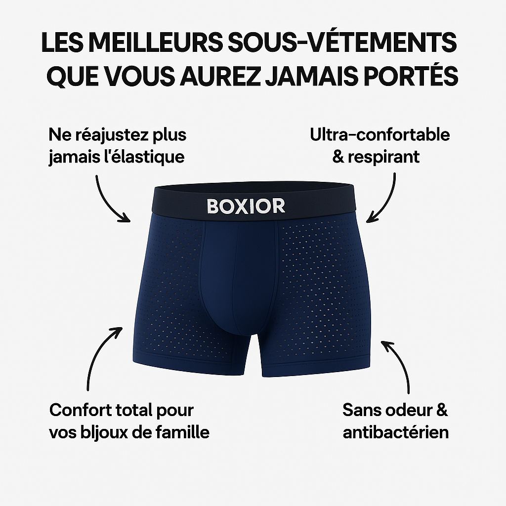 BOXERS EN BAMBOU - LOT DE 10